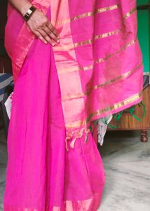 Pink saree