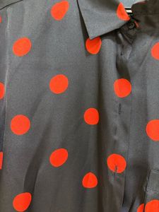 Black Polka Dot Shirt