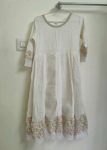 White Floral Dress