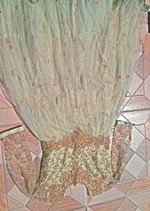 Heavy  Green Ball Gown
