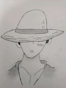 Luffy's Straw Hat - One Piece Fan Art