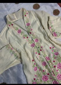 Yellow Floral Kurti