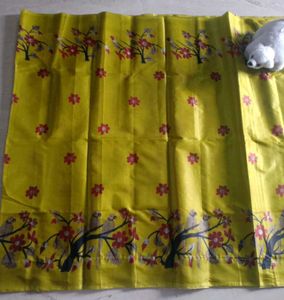 Mustard Saree
