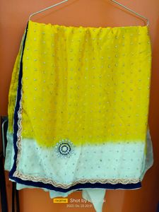 Yellow Party Wear Saree