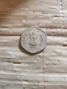 20 Paise Silver Colour