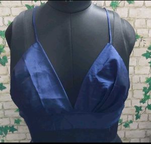 Blue Bralette Top Blouse All Size (28 TO 36)