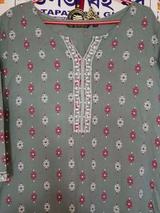 Vintage Print Kurti