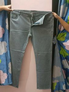 Gray Wash Denim Jeans