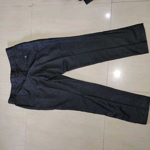 Raymond Grey Stripped Suit Blazer with Pant