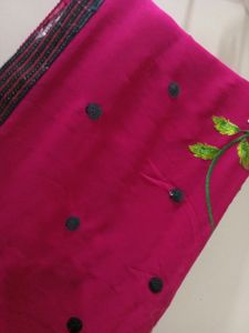 Rose Pink Saree