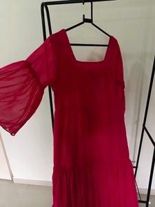 Pink Long Maxi Dress