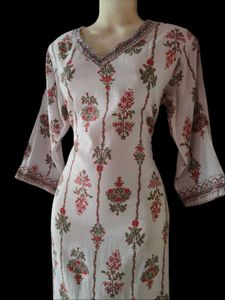Floral Print Kurta Set