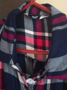 Superb Colur For Girls ,Checks Shirt Xl