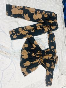 Floral Print Two-Piece Set
