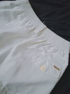 Yk2 white denim Short Skirt