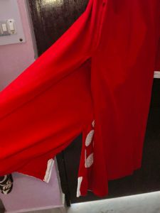 Beautiful RED WOOLEN KURTA 🥳💕