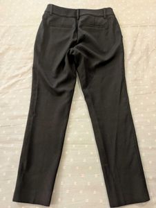 Blue Cropped Dress Pants