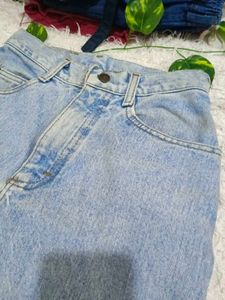 Lee High Waist Blue Denim Jeans 👖