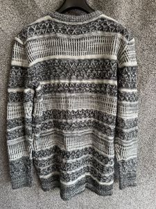 Patterned Knit Sweater