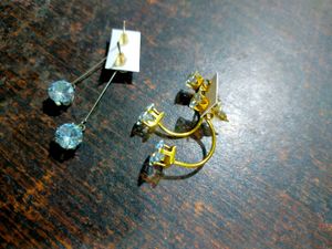 Korean 2in1 Earrings (Combo)