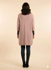 Elegant Pink Cardigan