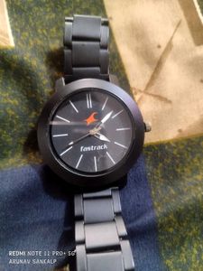 Fastrack Black Analog Watch