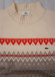 Lacoste Patterned Sweater