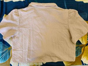 Zudio Casual Pink Crop Top