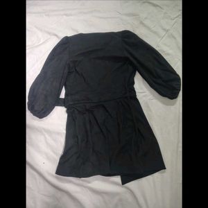 ZARA, Black Wrap Dress