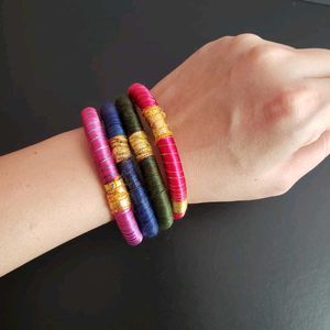 Colorful Thread Bangles