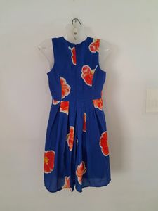 Blue Printed Dress (Women&#39;s)