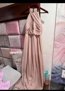 Peach Long Dress