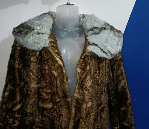 Vintage Brown 🤎Mink Faux Fur Long Coat