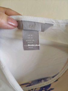 White Ruffle Sheer Tank