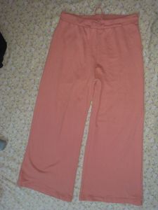 Peach Wide Leg Pants