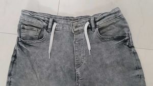 Gray Denim Jeans