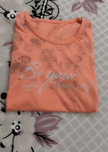Peach Graphic Tee