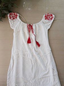 Embroidered Detail Dress