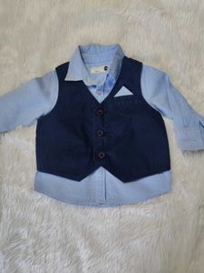 Boy's Formal Vest Shirt 9-12 M