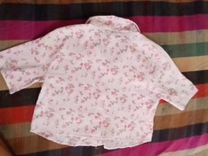 Floral Crop shirt..💓