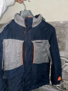 zeroxposur Stylish Blue &amp; Grey Jacket