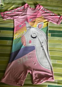 Rainbow Unicorn Swimsuit For 8-10 Yrs