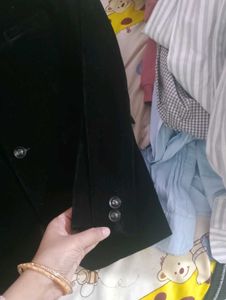 Black Velvet Blazer