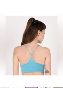 NIKEWomen Sports Lightly Padded Bra (Blue)
