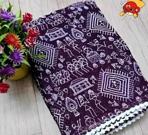 Warli Print Fabric