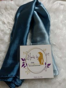 Ombre muna satin hijabs☺  Two shades hijab😍