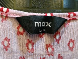 MAX Floral Printed A-line Dress