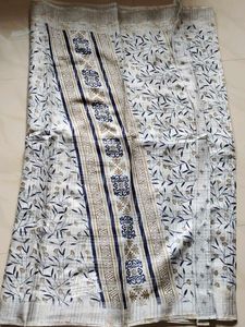 Elegant Floral Saree