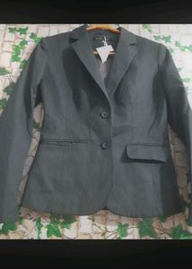 Allen😍Solly Grey Formal Blazer