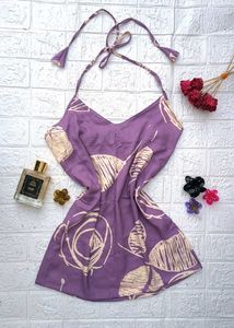 Halter Neck Pinteresty Kurti🪻